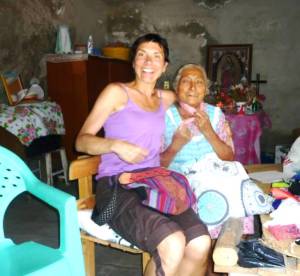 look at the wall behind us - the moisture damage, still present after months of drought and heat.