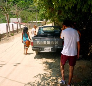 Our little oven on wheels - fits 6 people, 4 bags, 2 cushions...all in the front cabin!