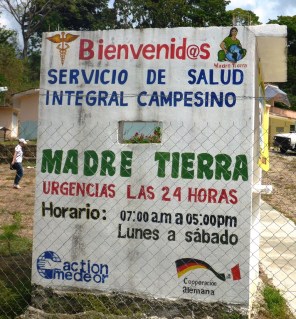 Entrance to the health centre